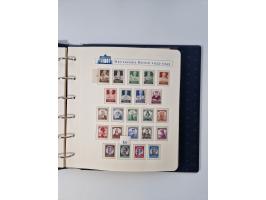 1933/45, DR und Besetzung II., 2-bändige Sammlung aus Borek-Abo, praktisch ausschließlich postfrisch mit einigen guten Ausgab