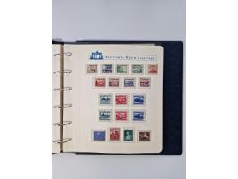 1933/45, DR und Besetzung II., 2-bändige Sammlung aus Borek-Abo, praktisch ausschließlich postfrisch mit einigen guten Ausgab