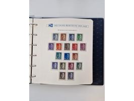 1933/45, DR und Besetzung II., 2-bändige Sammlung aus Borek-Abo, praktisch ausschließlich postfrisch mit einigen guten Ausgab