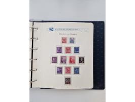 1933/45, DR und Besetzung II., 2-bändige Sammlung aus Borek-Abo, praktisch ausschließlich postfrisch mit einigen guten Ausgab