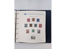 1933/45, DR und Besetzung II., 2-bändige Sammlung aus Borek-Abo, praktisch ausschließlich postfrisch mit einigen guten Ausgab