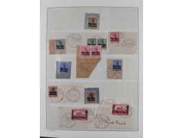 STEMPELSAMMLUNG: China bis Togo, Sammlung mit vielen klaren Stempeln, vielen Briefstücken, zum Teil auf Markwerten, teils sig