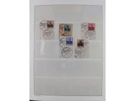 STEMPELSAMMLUNG: China bis Togo, Sammlung mit vielen klaren Stempeln, vielen Briefstücken, zum Teil auf Markwerten, teils sig