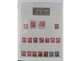 STEMPELSAMMLUNG: China bis Togo, Sammlung mit vielen klaren Stempeln, vielen Briefstücken, zum Teil auf Markwerten, teils sig