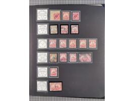 STEMPELSAMMLUNG: China bis Togo, Sammlung mit vielen klaren Stempeln, vielen Briefstücken, zum Teil auf Markwerten, teils sig