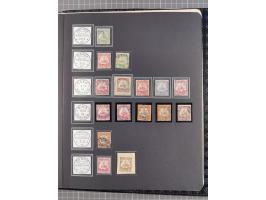 STEMPELSAMMLUNG: China bis Togo, Sammlung mit vielen klaren Stempeln, vielen Briefstücken, zum Teil auf Markwerten, teils sig