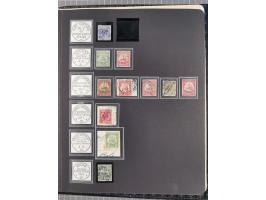 STEMPELSAMMLUNG: China bis Togo, Sammlung mit vielen klaren Stempeln, vielen Briefstücken, zum Teil auf Markwerten, teils sig