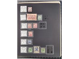 STEMPELSAMMLUNG: China bis Togo, Sammlung mit vielen klaren Stempeln, vielen Briefstücken, zum Teil auf Markwerten, teils sig