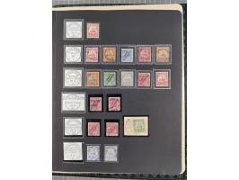 STEMPELSAMMLUNG: China bis Togo, Sammlung mit vielen klaren Stempeln, vielen Briefstücken, zum Teil auf Markwerten, teils sig