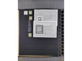 1872/75, Sammlung mit rund 200 Marken/Briefstücken und 30 Belegen, dabei zahlreiche Plattenfehler, Prägefehler, raue Zähnung,