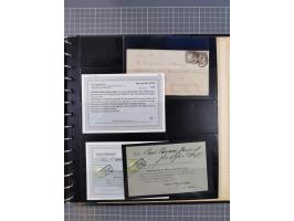 1872/75, Sammlung mit rund 200 Marken/Briefstücken und 30 Belegen, dabei zahlreiche Plattenfehler, Prägefehler, raue Zähnung,