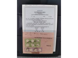 1872/75, Groschenbezirk, rund 60 Briefe und Ganzsachen, dabei viele interessante Belege, u.a. 1 (3) auf Drucksache nach Amste