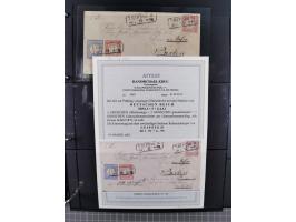 1872/75, Groschenbezirk, rund 60 Briefe und Ganzsachen, dabei viele interessante Belege, u.a. 1 (3) auf Drucksache nach Amste