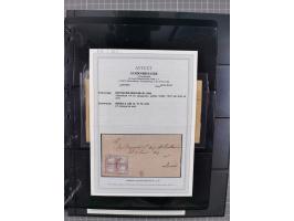 1872/75, Groschenbezirk, rund 60 Briefe und Ganzsachen, dabei viele interessante Belege, u.a. 1 (3) auf Drucksache nach Amste