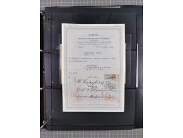 1872/75, Kreuzerbezirk, Sammlung von 31 Belegen, dabei Farbfrankaturen Michel 7 + 8, Mi. 8 EF auf Brief in den eigenen Landzu