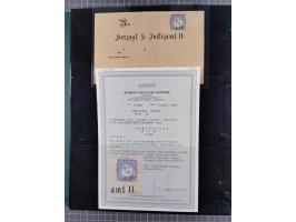 1872/75, Kreuzerbezirk, Sammlung von 31 Belegen, dabei Farbfrankaturen Michel 7 + 8, Mi. 8 EF auf Brief in den eigenen Landzu