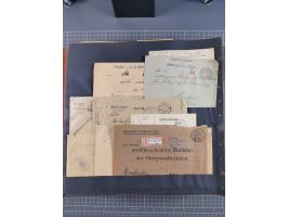 1914/18, Sammlung mit etwas über 200 Briefen und Karten, dabei auch etwas Kriegsgefangenenpost und etwas anderes, viele inter