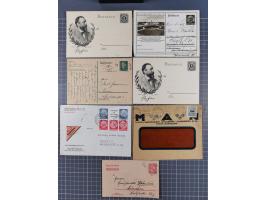 1850/1950 (ca.), umfangreicher Bestand mit über 700 Briefen und Karten, inkl. Bayern und Alliierte Besetzung, Schwerpunt Drit
