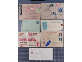 1850/1950 (ca.), umfangreicher Bestand mit über 700 Briefen und Karten, inkl. Bayern und Alliierte Besetzung, Schwerpunt Drit