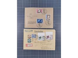 1850/1950 (ca.), umfangreicher Bestand mit über 700 Briefen und Karten, inkl. Bayern und Alliierte Besetzung, Schwerpunt Drit