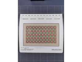 NEUDRUCKE: LEIPZIGER Neudrucke, umfangreiche Bogensammlung mit über 130 Stück, vorwiegend postfrisch, alles sauber auf Blätte