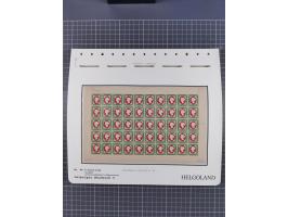 NEUDRUCKE: LEIPZIGER Neudrucke, umfangreiche Bogensammlung mit über 130 Stück, vorwiegend postfrisch, alles sauber auf Blätte