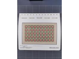 NEUDRUCKE: LEIPZIGER Neudrucke, umfangreiche Bogensammlung mit über 130 Stück, vorwiegend postfrisch, alles sauber auf Blätte