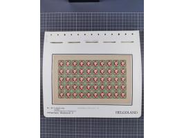 NEUDRUCKE: LEIPZIGER Neudrucke, umfangreiche Bogensammlung mit über 130 Stück, vorwiegend postfrisch, alles sauber auf Blätte