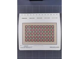 NEUDRUCKE: LEIPZIGER Neudrucke, umfangreiche Bogensammlung mit über 130 Stück, vorwiegend postfrisch, alles sauber auf Blätte