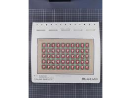 NEUDRUCKE: LEIPZIGER Neudrucke, umfangreiche Bogensammlung mit über 130 Stück, vorwiegend postfrisch, alles sauber auf Blätte