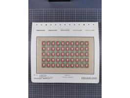 NEUDRUCKE: LEIPZIGER Neudrucke, umfangreiche Bogensammlung mit über 130 Stück, vorwiegend postfrisch, alles sauber auf Blätte