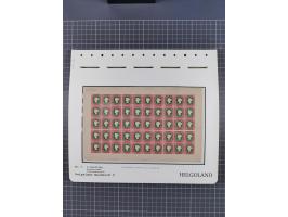 NEUDRUCKE: LEIPZIGER Neudrucke, umfangreiche Bogensammlung mit über 130 Stück, vorwiegend postfrisch, alles sauber auf Blätte