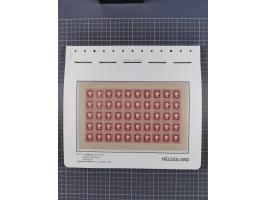 NEUDRUCKE: LEIPZIGER Neudrucke, umfangreiche Bogensammlung mit über 130 Stück, vorwiegend postfrisch, alles sauber auf Blätte