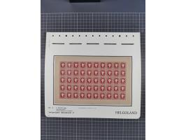 NEUDRUCKE: LEIPZIGER Neudrucke, umfangreiche Bogensammlung mit über 130 Stück, vorwiegend postfrisch, alles sauber auf Blätte