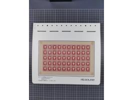 NEUDRUCKE: LEIPZIGER Neudrucke, umfangreiche Bogensammlung mit über 130 Stück, vorwiegend postfrisch, alles sauber auf Blätte