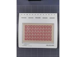 NEUDRUCKE: LEIPZIGER Neudrucke, umfangreiche Bogensammlung mit über 130 Stück, vorwiegend postfrisch, alles sauber auf Blätte