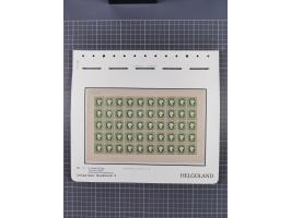 NEUDRUCKE: LEIPZIGER Neudrucke, umfangreiche Bogensammlung mit über 130 Stück, vorwiegend postfrisch, alles sauber auf Blätte