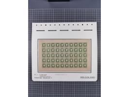 NEUDRUCKE: LEIPZIGER Neudrucke, umfangreiche Bogensammlung mit über 130 Stück, vorwiegend postfrisch, alles sauber auf Blätte