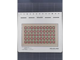 NEUDRUCKE: LEIPZIGER Neudrucke, umfangreiche Bogensammlung mit über 130 Stück, vorwiegend postfrisch, alles sauber auf Blätte