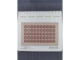 NEUDRUCKE: LEIPZIGER Neudrucke, umfangreiche Bogensammlung mit über 130 Stück, vorwiegend postfrisch, alles sauber auf Blätte