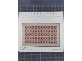 NEUDRUCKE: LEIPZIGER Neudrucke, umfangreiche Bogensammlung mit über 130 Stück, vorwiegend postfrisch, alles sauber auf Blätte