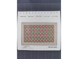 NEUDRUCKE: LEIPZIGER Neudrucke, umfangreiche Bogensammlung mit über 130 Stück, vorwiegend postfrisch, alles sauber auf Blätte