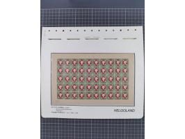 NEUDRUCKE: LEIPZIGER Neudrucke, umfangreiche Bogensammlung mit über 130 Stück, vorwiegend postfrisch, alles sauber auf Blätte