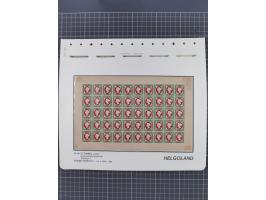 NEUDRUCKE: LEIPZIGER Neudrucke, umfangreiche Bogensammlung mit über 130 Stück, vorwiegend postfrisch, alles sauber auf Blätte