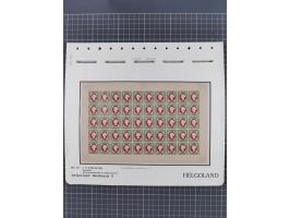 NEUDRUCKE: LEIPZIGER Neudrucke, umfangreiche Bogensammlung mit über 130 Stück, vorwiegend postfrisch, alles sauber auf Blätte