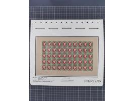 NEUDRUCKE: LEIPZIGER Neudrucke, umfangreiche Bogensammlung mit über 130 Stück, vorwiegend postfrisch, alles sauber auf Blätte