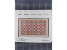 NEUDRUCKE: LEIPZIGER Neudrucke, umfangreiche Bogensammlung mit über 130 Stück, vorwiegend postfrisch, alles sauber auf Blätte