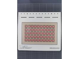 NEUDRUCKE: LEIPZIGER Neudrucke, umfangreiche Bogensammlung mit über 130 Stück, vorwiegend postfrisch, alles sauber auf Blätte