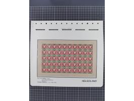 NEUDRUCKE: LEIPZIGER Neudrucke, umfangreiche Bogensammlung mit über 130 Stück, vorwiegend postfrisch, alles sauber auf Blätte