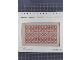 NEUDRUCKE: LEIPZIGER Neudrucke, umfangreiche Bogensammlung mit über 130 Stück, vorwiegend postfrisch, alles sauber auf Blätte